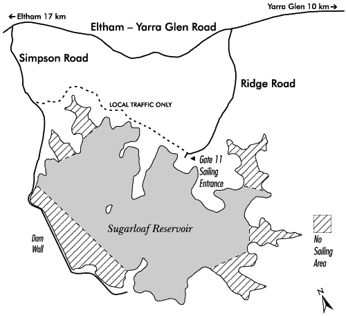 Sugarloaf Sailing Club location map
